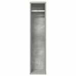 vidaXL Kúpeľňová skrinka s držiakom na rolky, betónovo sivá 20,5x20x90 cm – Obrázok 4