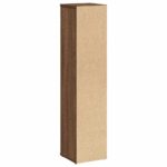 vidaXL Kúpeľňová skrinka s držiakom na rolky, hnedý dub 20,5x20x90 cm – Obrázok 6