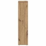 vidaXL Kúpeľňová skrinka s držiakom na rolky, dubový remeselník, 20,5x20x90 cm – Obrázok 5