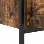 vidaXL Kúpeľňová skrinka pod umývadlo, dymový dub 60x34,5x60 cm – Obrázok 12
