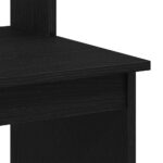 vidaXL Písací stôl s policami, čierny dub 102x45x148 cm, umelé drevo – Obrázok 8
