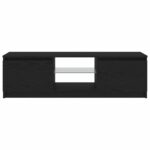 vidaXL TV skrinka s LED svetlami, čierny dub 120x30x36 cm, umelé drevo – Obrázok 7