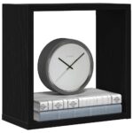 vidaXL Nástenné kockové police 6 ks, čierny dub 30x15x30 cm, technické drevo – Obrázok 4