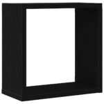 vidaXL Nástenné kockové police 6 ks, čierny dub 30x15x30 cm, technické drevo – Obrázok 5