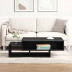 vidaXL Konferenčný stolík, čierny dub 105x55x32 cm, umelé drevo – Obrázok 3