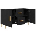 vidaXL Komoda, čierny dub 100x36x60 cm, imitácia dreva – Obrázok 5