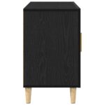 vidaXL Komoda, čierny dub 100x36x60 cm, imitácia dreva – Obrázok 7