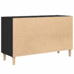 vidaXL Komoda, čierny dub 100x36x60 cm, imitácia dreva – Obrázok 8