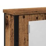 vidaXL Kúpeľňová zrkadlová skrinka, staré drevo, 42x12x60 cm, umelé drevo – Obrázok 8