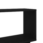 vidaXL Knižnica, čierny dub, 80x24x96 cm, imitácia dreva – Obrázok 8