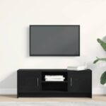 vidaXL TV skrinka, čierny dub, 102x30x37,5 cm, umelé drevo – Obrázok 3