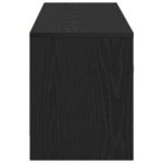 vidaXL TV skrinka, čierny dub, 102x30x37,5 cm, umelé drevo – Obrázok 7