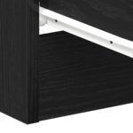 vidaXL Nočný stolík, čierny dub, 38x35x55 cm, imitácia dreva – Obrázok 10