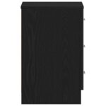 vidaXL Nočný stolík, čierny dub, 38x35x55 cm, imitácia dreva – Obrázok 7