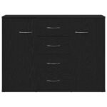 vidaXL Komoda čierna dub 88x30x64 cm, imitácia dreva – Obrázok 6