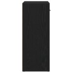 vidaXL Komoda, čierny dub, 60x30x75 cm, imitácia dreva – Obrázok 7