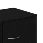 vidaXL Komoda, čierny dub, 60x30x75 cm, imitácia dreva – Obrázok 9