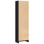 vidaXL Knižnica, čierny dub, 40x24x143 cm, imitácia dreva – Obrázok 6
