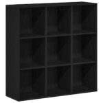 vidaXL Knižnica čierny dub 98x29x97,5 cm, umelé drevo – Obrázok 2