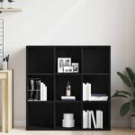 vidaXL Knižnica čierny dub 98x29x97,5 cm, umelé drevo – Obrázok 3