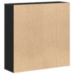 vidaXL Knižnica čierny dub 98x29x97,5 cm, umelé drevo – Obrázok 7