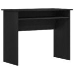 vidaXL Písací stôl čierny dub 90x50x74 cm, imitácia dreva – Obrázok 2