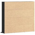 vidaXL Skrinka na CD, čierny dub, 100x23x89,5 cm, umelé drevo – Obrázok 5
