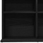 vidaXL Skrinka na CD, čierny dub, 100x23x89,5 cm, umelé drevo – Obrázok 7