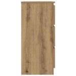 vidaXL Komoda, remeselnícky dub, 60x35x76 cm, umelé drevo – Obrázok 7