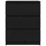 vidaXL Komoda, čierny dub, 60x35x76 cm, imitácia dreva – Obrázok 6