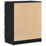vidaXL Komoda, čierny dub, 60x35x76 cm, imitácia dreva – Obrázok 8
