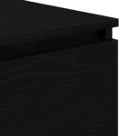vidaXL Komoda, čierny dub, 60x35x76 cm, imitácia dreva – Obrázok 9