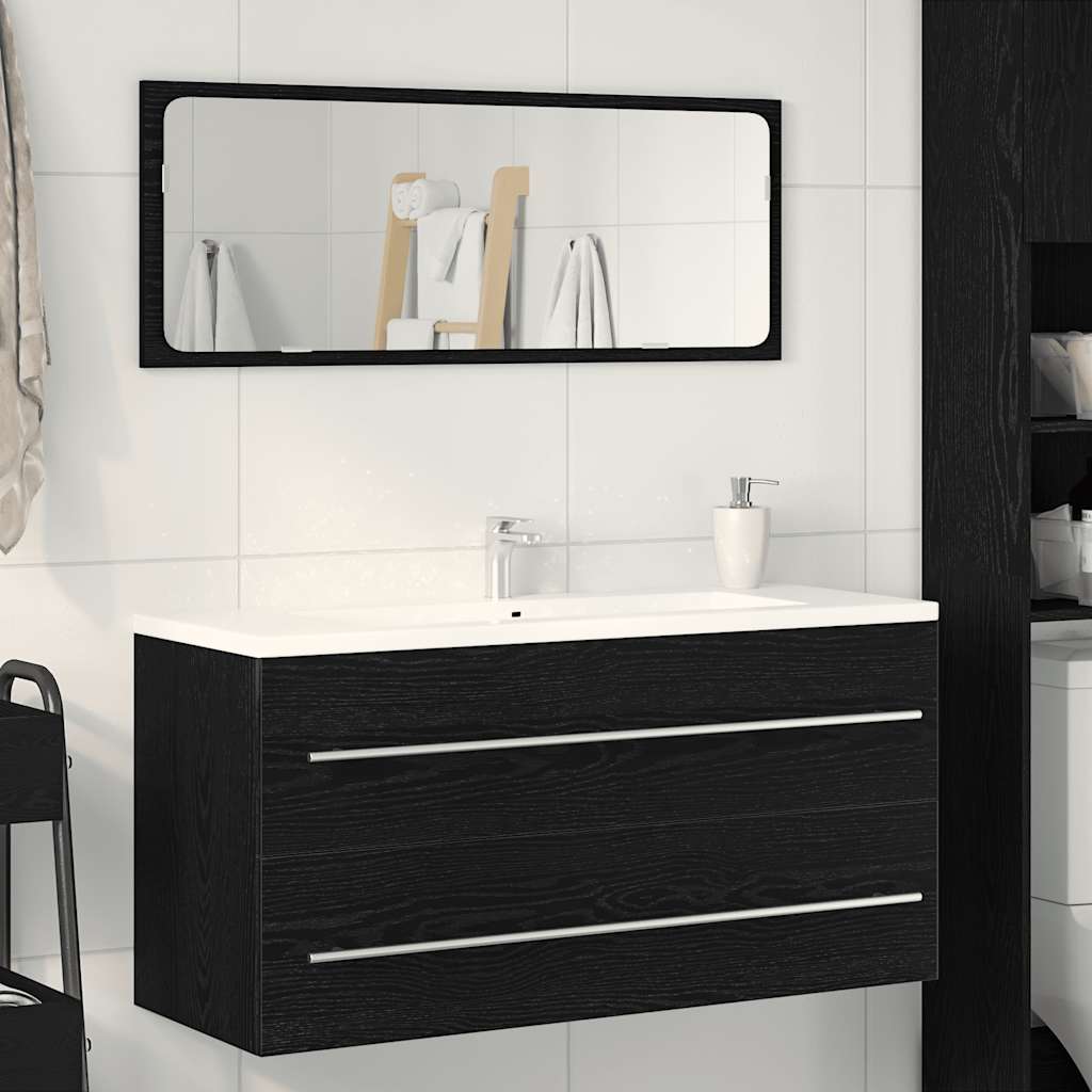 862538_1.jpg vidaXL Kúpeľňová skrinka pod umývadlo, čierny dub 100x38,5x48 cm, umelé drevo – Obrázok 1