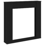 vidaXL Krbový rám čierny dub 100x20x100 cm imitácia dreva – Obrázok 2