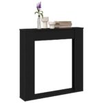 vidaXL Krbový rám čierny dub 100x20x100 cm imitácia dreva – Obrázok 4