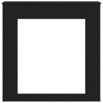 vidaXL Krbový rám čierny dub 100x20x100 cm imitácia dreva – Obrázok 5