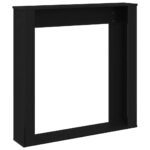 vidaXL Krbový rám čierny dub 100x20x100 cm imitácia dreva – Obrázok 7