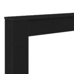 vidaXL Krbový rám čierny dub 100x20x100 cm imitácia dreva – Obrázok 8
