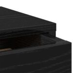 vidaXL Stojan na monitor so zásuvkami, čierny dub, 50x27x15 cm, technické drevo – Obrázok 10