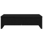 vidaXL Stojan na monitor so zásuvkami, čierny dub, 50x27x15 cm, technické drevo – Obrázok 6