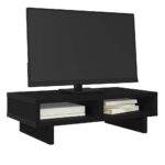 vidaXL Stojan na monitor, čierny dub, 50x27x15 cm, umelé drevo – Obrázok 4