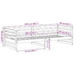 vidaXL Denná posteľ bez matraca 80x200 cm masívne borovicové drevo – Obrázok 10