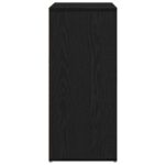 vidaXL Komoda, čierny dub, 60x31x70 cm, imitácia dreva – Obrázok 7