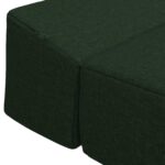 vidaXL Skladacia pohovka na spaní Tmavozelená 200 x 70 x 15 cm Látka – Obrázok 6