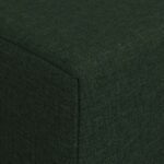 vidaXL Skladacia pohovka na spaní Tmavozelená 200 x 70 x 15 cm Látka – Obrázok 7