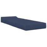 vidaXL Skladacia pohovka na spaní Modrá 200 x 70 x 15 cm Látka – Obrázok 3
