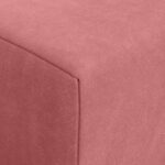 vidaXL Skladacia pohovka na spaní Ružová 200 x 70 x 15 cm Zamat – Obrázok 7