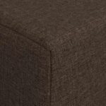 vidaXL Skladacia pohovka na spaní Sivohnedá 200 x 70 x 10 cm Látka – Obrázok 6