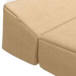 vidaXL Skladacia pohovka na spaní Svetlozelená šedá 200 x 70 x 10 cm – Obrázok 5