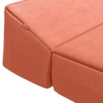 vidaXL Skladacia pohovka na spaní Červenooranžová 200 x 70 x 10 cm – Obrázok 5